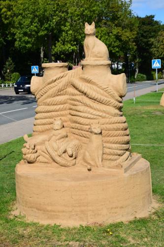 Smėlio skulptūros Juodkrantėje